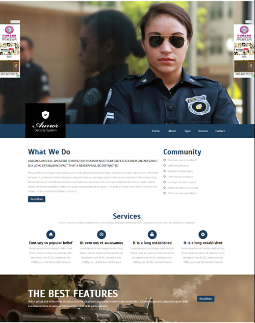 �˷N��ͬ��͵�푑�(y��ng)ʽ�W(w��ng)վ���O(sh��)�p��